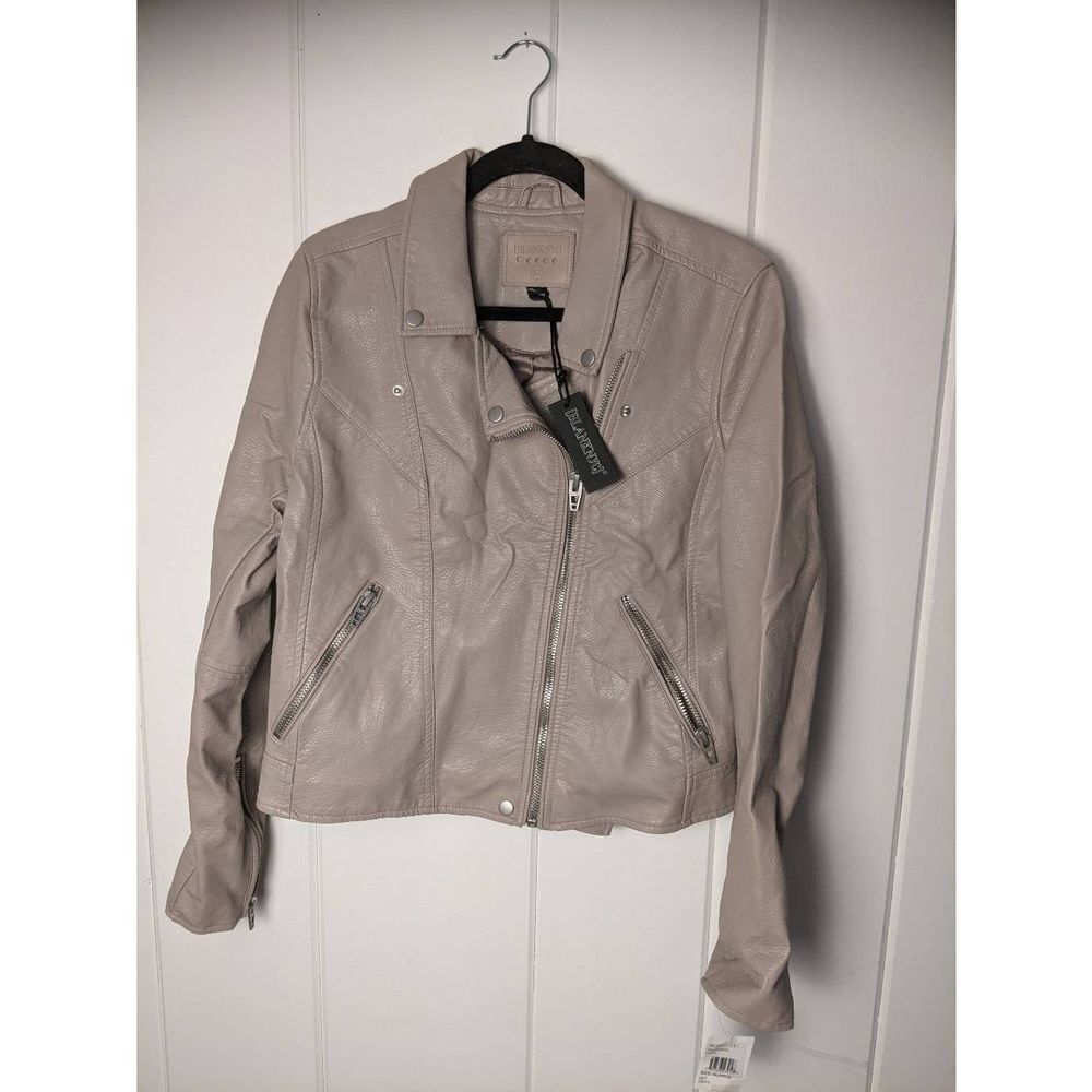 NWT Blank NYC Life Changer Moto Jacket Faux Leather Size XL